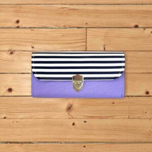 ラベンダー×ボーダー【3費目管理用】