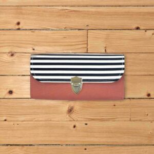 スモークピンク×ボーダー【3費目管理用】