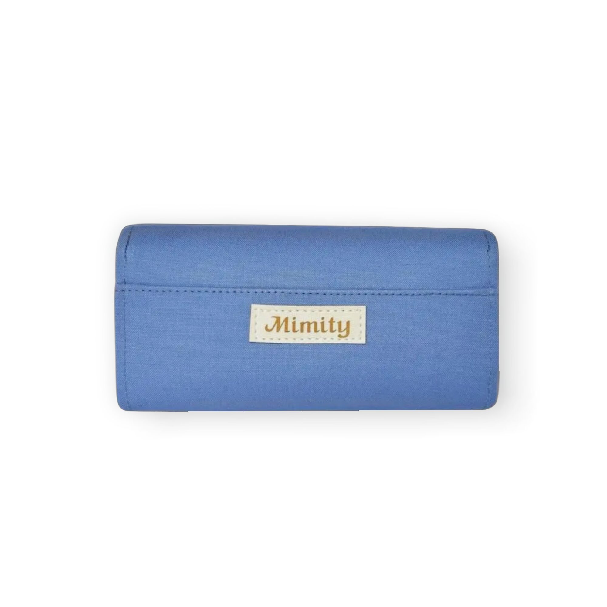 フラップ開閉型•家計やりくり財布•3費目管理用・スカイブルー・背面