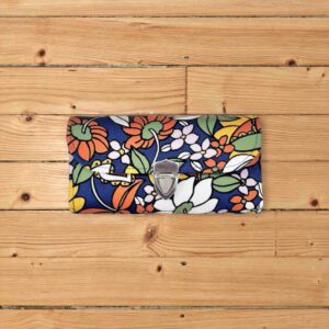 レトロフラワーネイビー