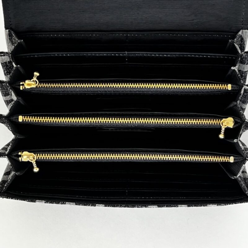 フラップ開閉型•家計やりくり財布•３費目管理用･サークルライン･内部