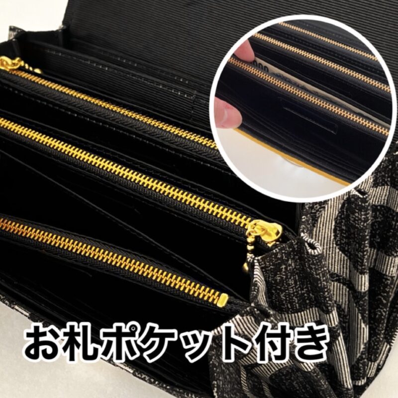 フラップ開閉型•家計やりくり財布•３費目管理用･サークルライン･お札ポケット