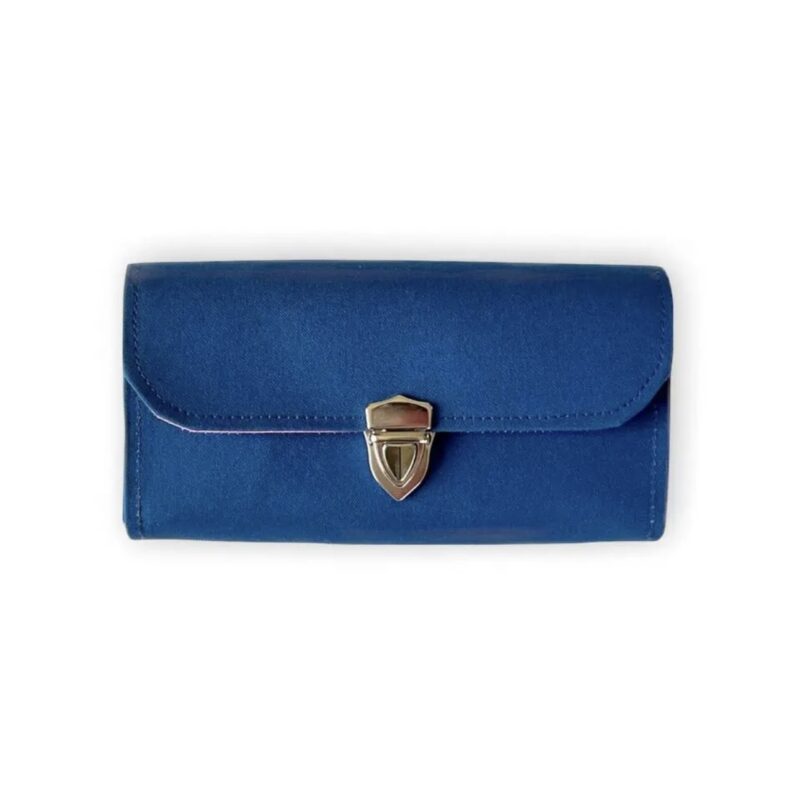 フラップ開閉型•家計やりくり財布•3費目管理用・コバルトブルー