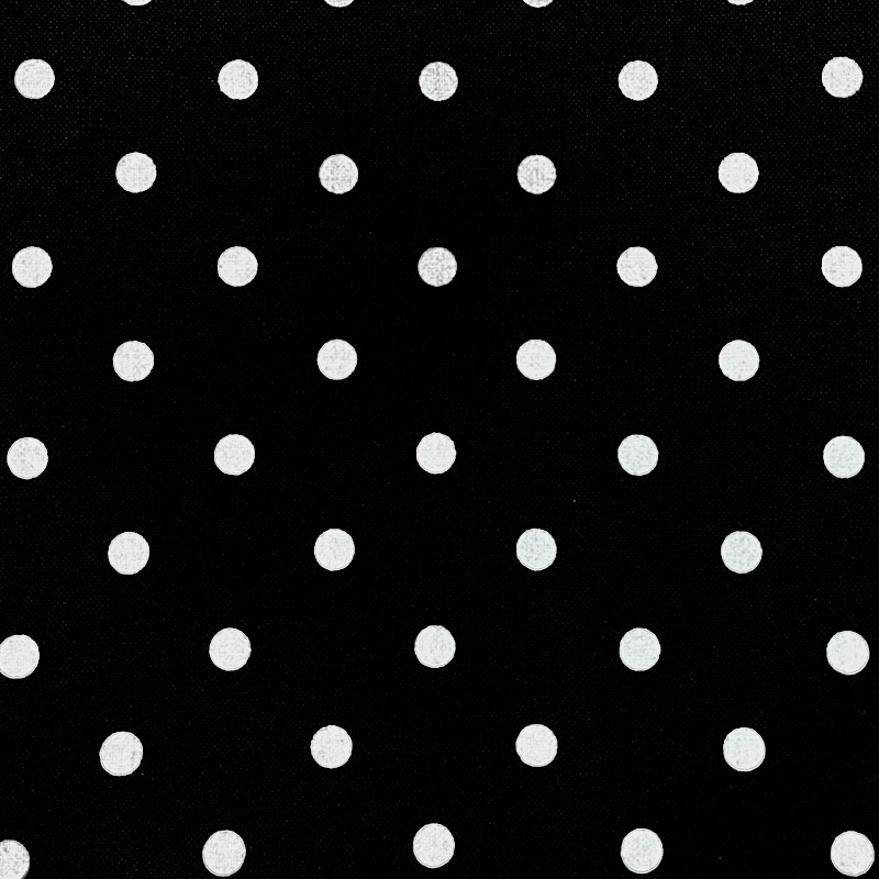 11号帆布・水玉ブラック