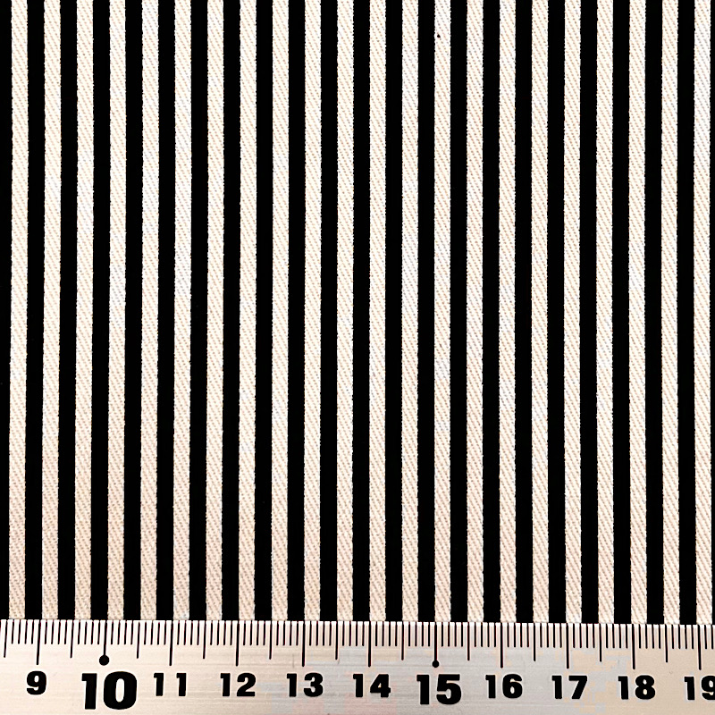 ツイル・ブラックストライプ