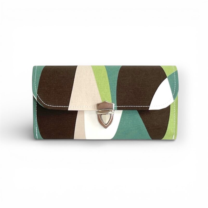 フラップ開閉型•家計やりくり財布•3費目管理用・シンプルウェーブ