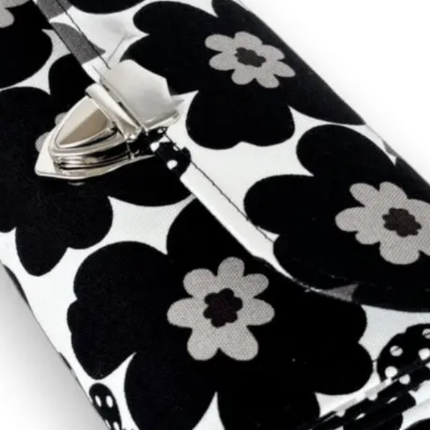 フラップ開閉型・3費目管理・北欧花柄