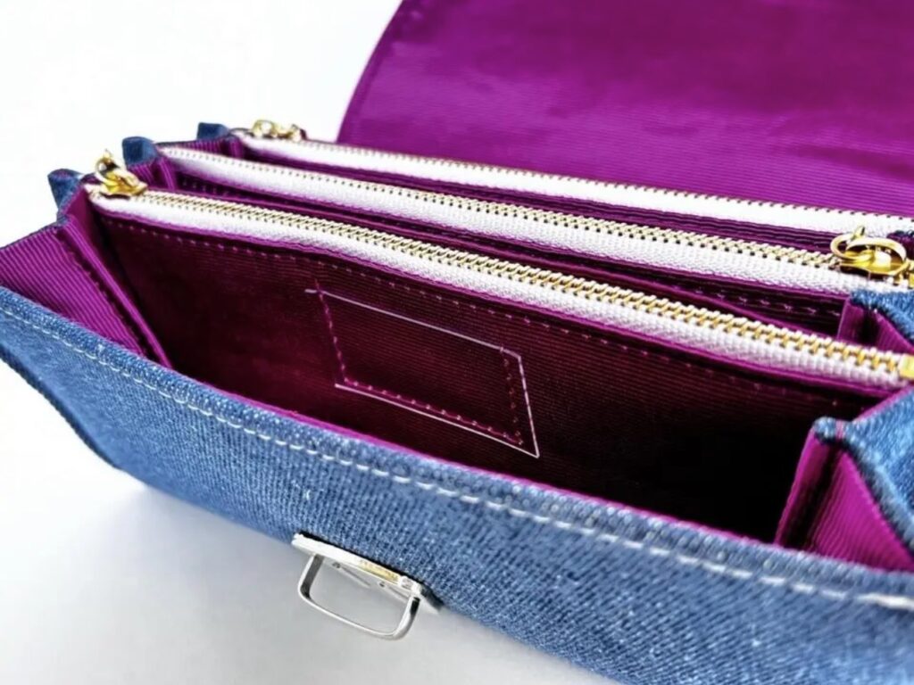 フラップ開閉型・3費目管理・デニム