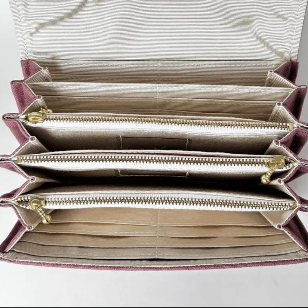 フラップ開閉型・3費目管理・スモークピンク