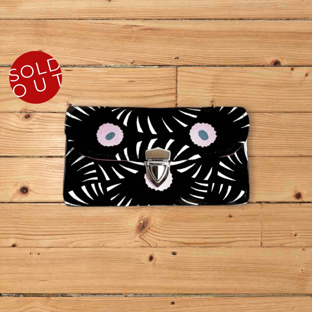 アスター柄ブラック・3費目管理