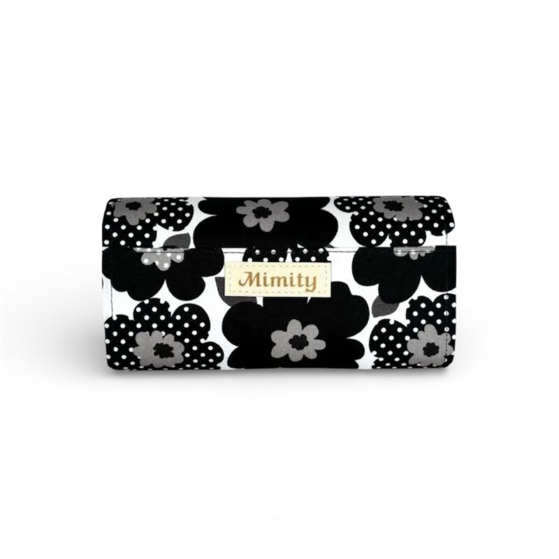 フラップ開閉型・3費目管理・北欧花柄