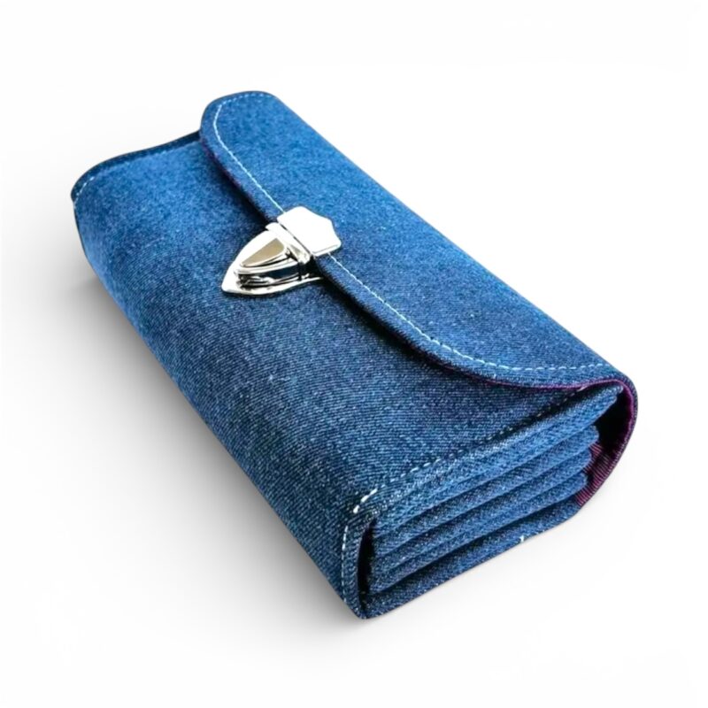 フラップ開閉型・3費目管理・デニム