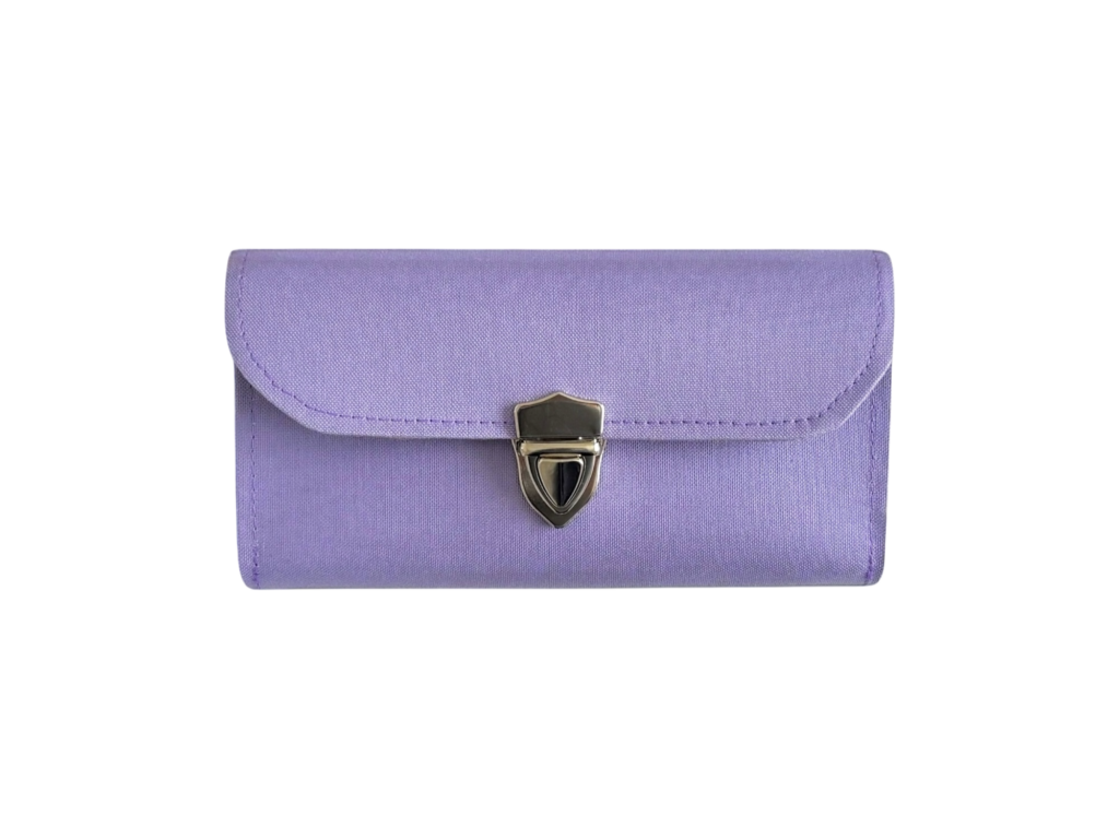 フラップ開閉型・3費目管理・ラベンダー